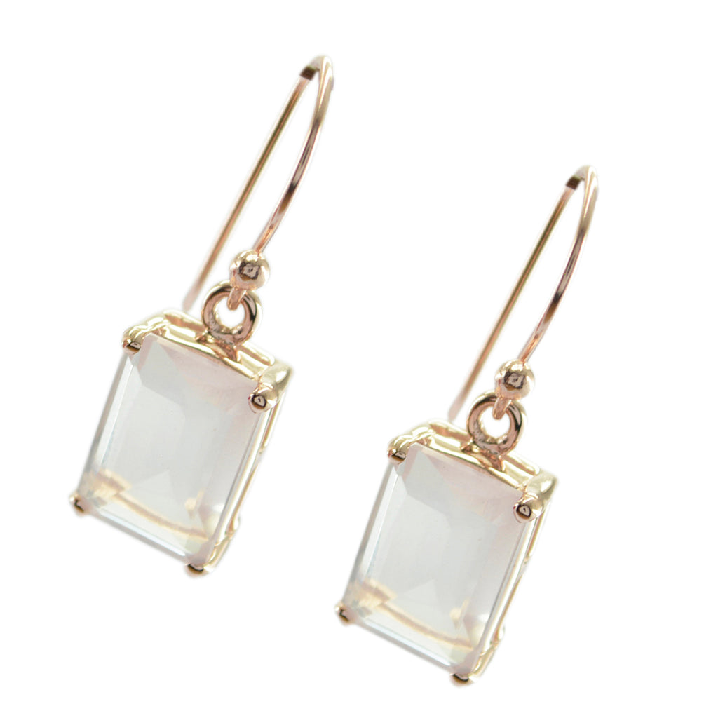 Rose-Quartz-French-Sofia-Solitaire-Dangle-Pink-Silver-Earring