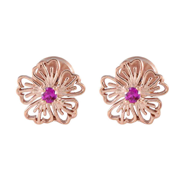 Ruby-CZ-French-Bianca-Solitaire-Stud-Red-925-Sterling-Silver-Earring