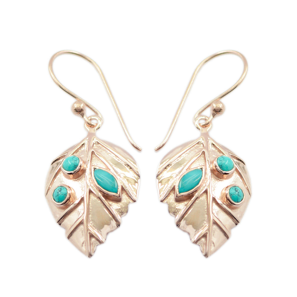 Turquoise-Latin-American-Katharina-multiple-Dangle-Blue-92.5-Silver-Earring