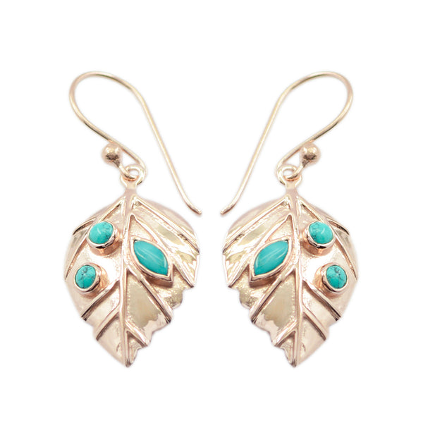 Turquoise-Latin-American-Katharina-multiple-Dangle-Blue-92.5-Silver-Earring