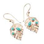 Turquoise-Latin-American-Katharina-multiple-Dangle-Blue-92.5-Silver-Earring