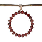 Garnet Essential Turkish Sterling Silver multiple Red Pendant