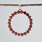 Garnet Essential Turkish Sterling Silver multiple Dayana Signet Red Pendant Jewellery