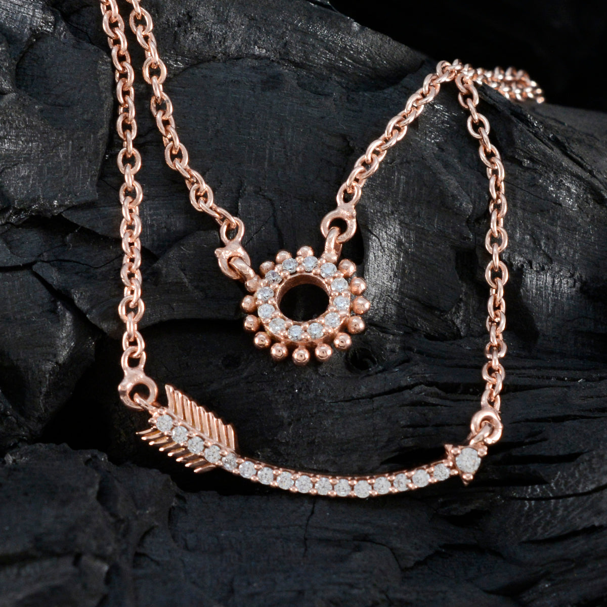 White CZ Essential African Sterling Silver multiple Carolina Fairytale White Pendant Jewellery