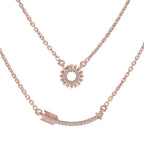 White CZ Essential African Sterling Silver multiple White Pendant