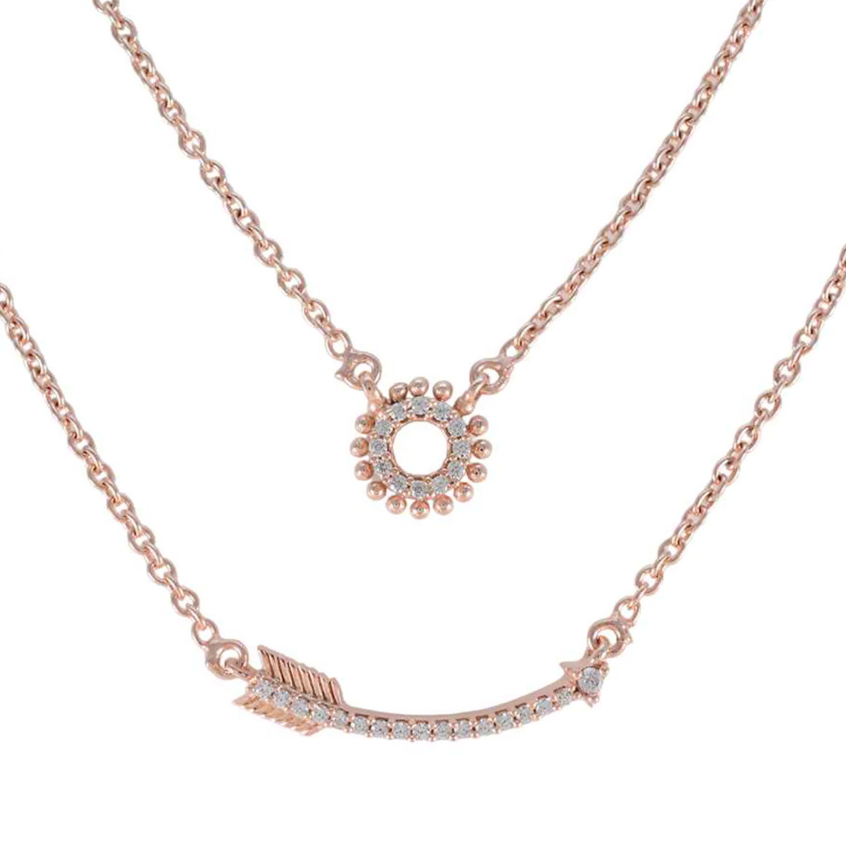 White CZ Essential African Sterling Silver multiple White Pendant