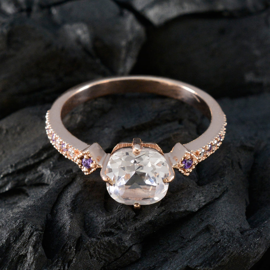 Amethyst Halo Latin American 925 Silver Purple Gemstones Delicate Graceful Ring Jewellery
