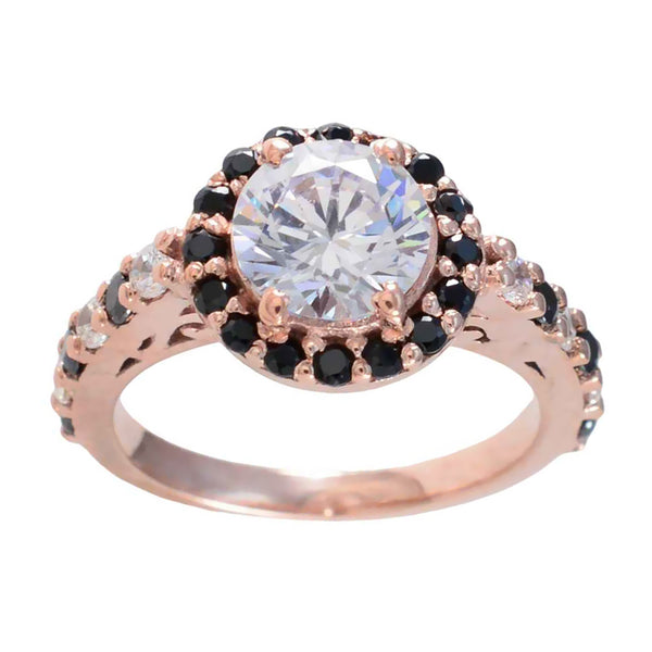Blue Sapphire CZ Halo American 92.5 Silver Blue Gemstone Dainty Engagement Ring Jewellery