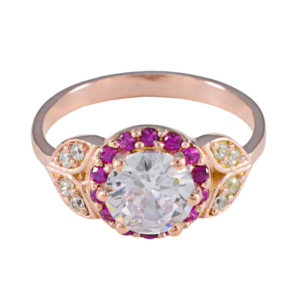 Ruby CZ Halo American 925 Silver Red Gems Delicate Fairytale Ring Jewellery