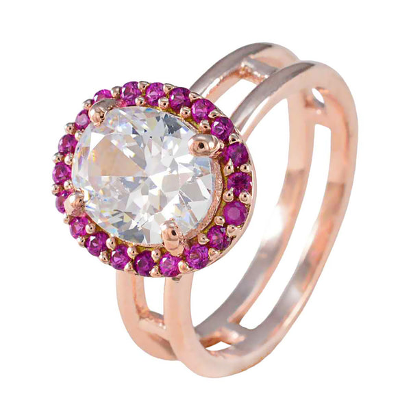 Ruby CZ Halo American 925 Sterling Silver Red Gems Slim valentine Ring Jewellery