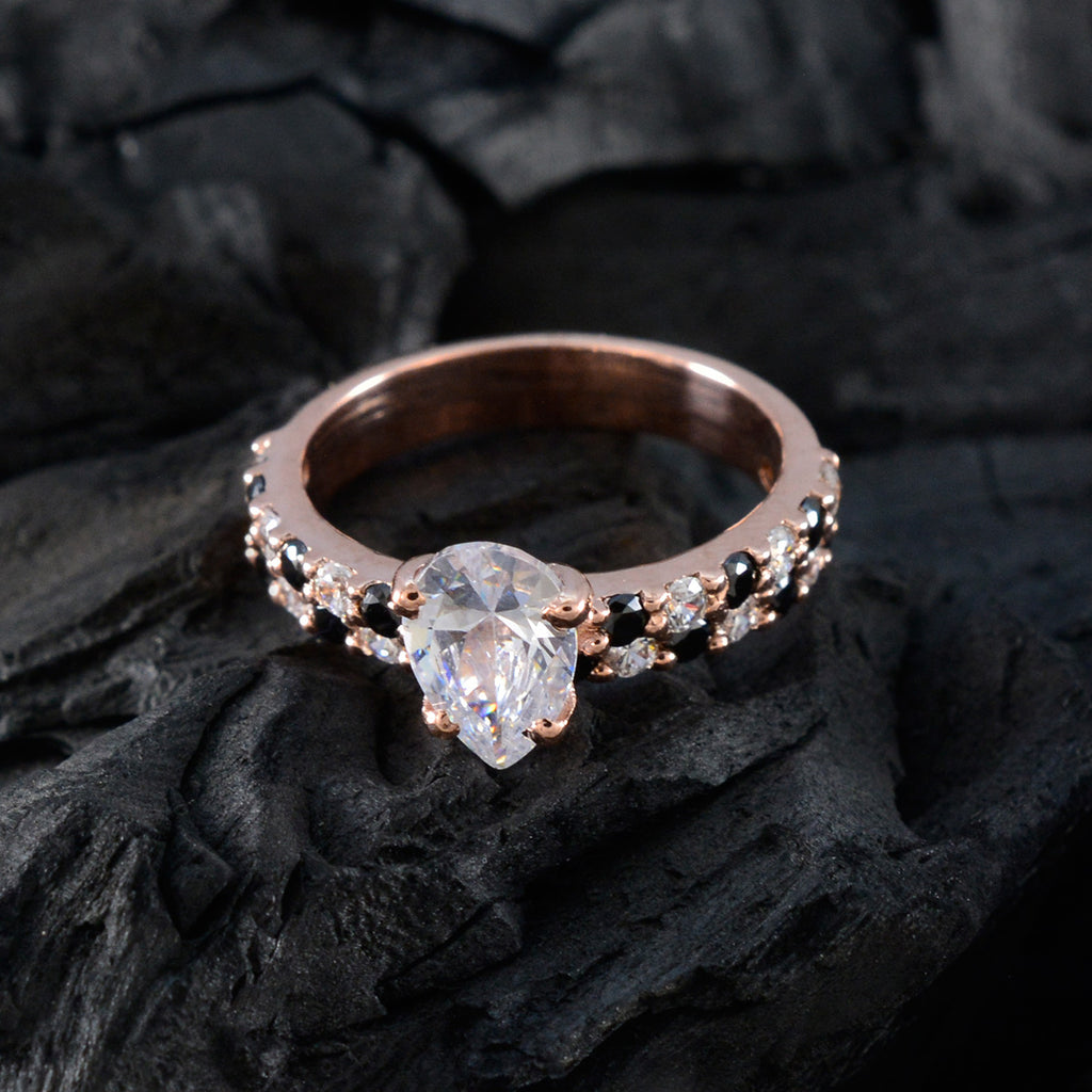White CZ Halo Indian 925 Silver White Gemstones Whisper thin valentine Ring Jewelry