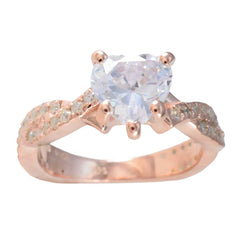 White CZ Halo Latin American 925 Sterling Silver White Gemstones Slim Heart Ring Jewellery