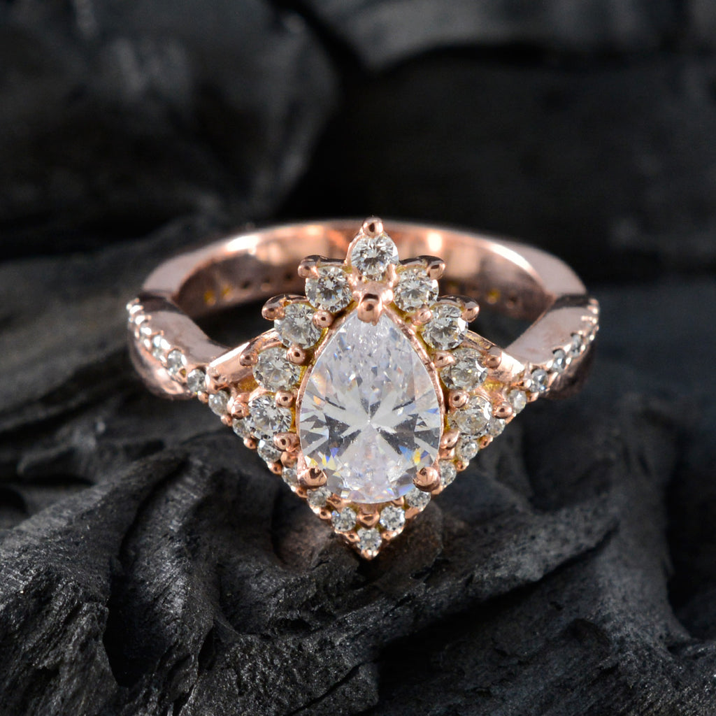 White CZ Halo Latin American Sterling Silver White Gemstone Whisper thin wedding Ring Jewellery