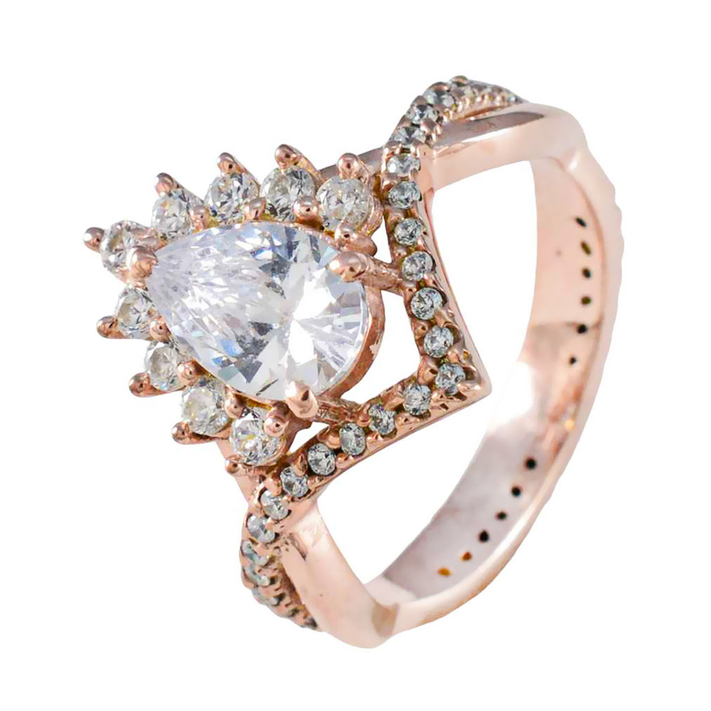 White CZ Halo Latin American Sterling Silver White Gemstone Whisper thin wedding Ring Jewellery
