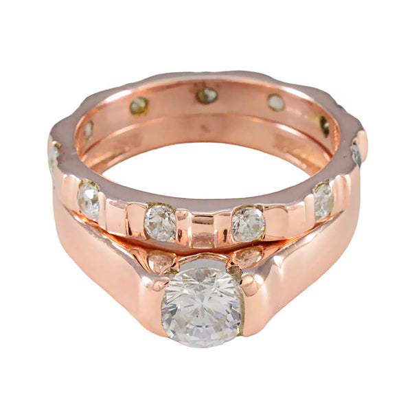 Cubic zirconia CZ multiple Indian 925 Silver White Gemstone Eye catching Trendy Ring Jewellery