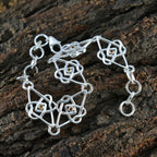 Citrine Glamour Featherlight Yellow 925 Silver Links Bracelet