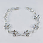 Citrine Glamour Featherlight Yellow 925 Silver Links Bracelet