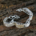 Citrine Guy Fawkes Night Versatile Yellow 925 Silver Tennis Bracelet