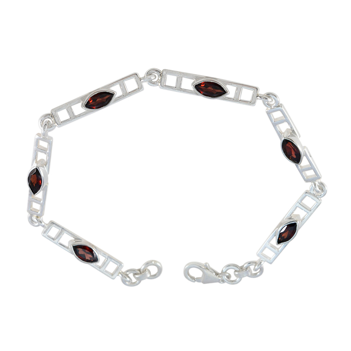Bracelet Garnet Joy Featherlight en argent sterling rouge Image secondaire du produit