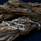 Iolite Oktoberfest Stuttgart Dainty Blue 925 Silver Links Bracelet
