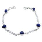 Lapis Lazuli Pentecost  Sunday? Featherlight Blue 925 Silver Links Bracelet