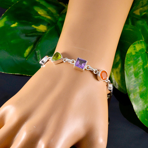 Multi Remembrance Sunday Minimal Multi Silver Links Bracelet