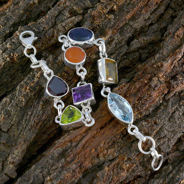 Multi Remembrance Sunday Minimal Multi Silver Links Bracelet