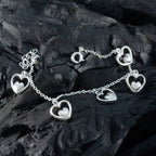 Plain sisters Day Whisper-thin Silver Sterling Silver Chain Bracelet