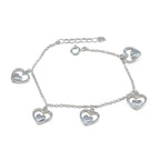 Plain sisters Day Whisper-thin Silver Sterling Silver Chain Bracelet