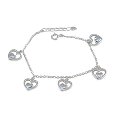 Plain sisters Day Whisper-thin Silver Sterling Silver Chain Bracelet