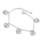 Plain sisters Day Whisper-thin Silver Sterling Silver Chain Bracelet
