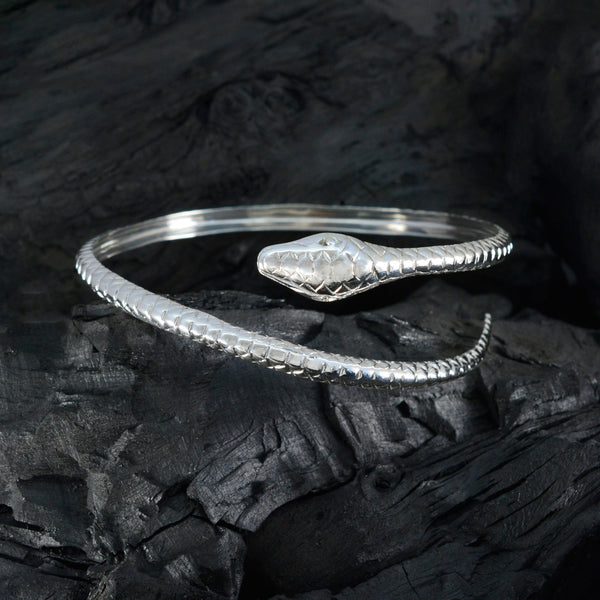Plain Songkran Featherlight Silver Silver Bangle Bracelet