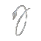 Plain Songkran Featherlight Silver Silver Bangle Bracelet