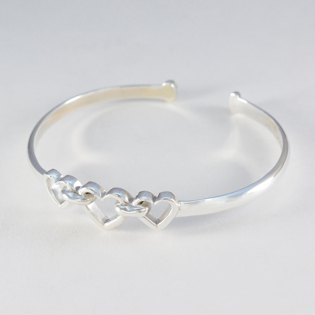 Enkelt Glitter Minimalistiskt Silverarmband i Sterlingsilver Sekundär produktbild