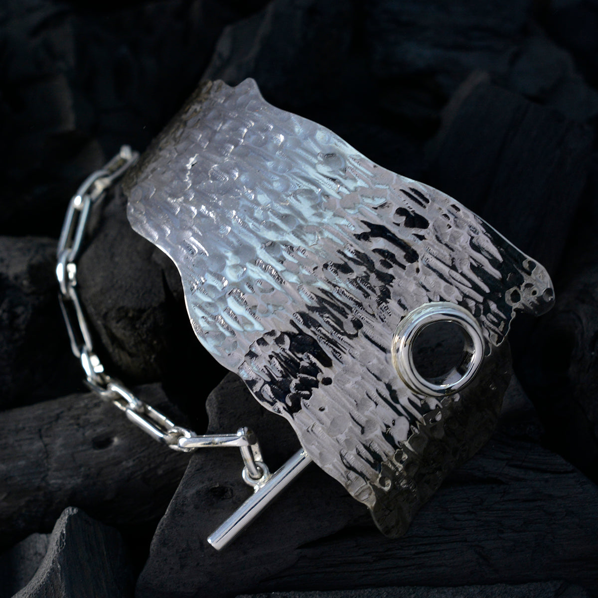 Plain Special Moment Edgy Silver 925 Silver Cuff Bracelet