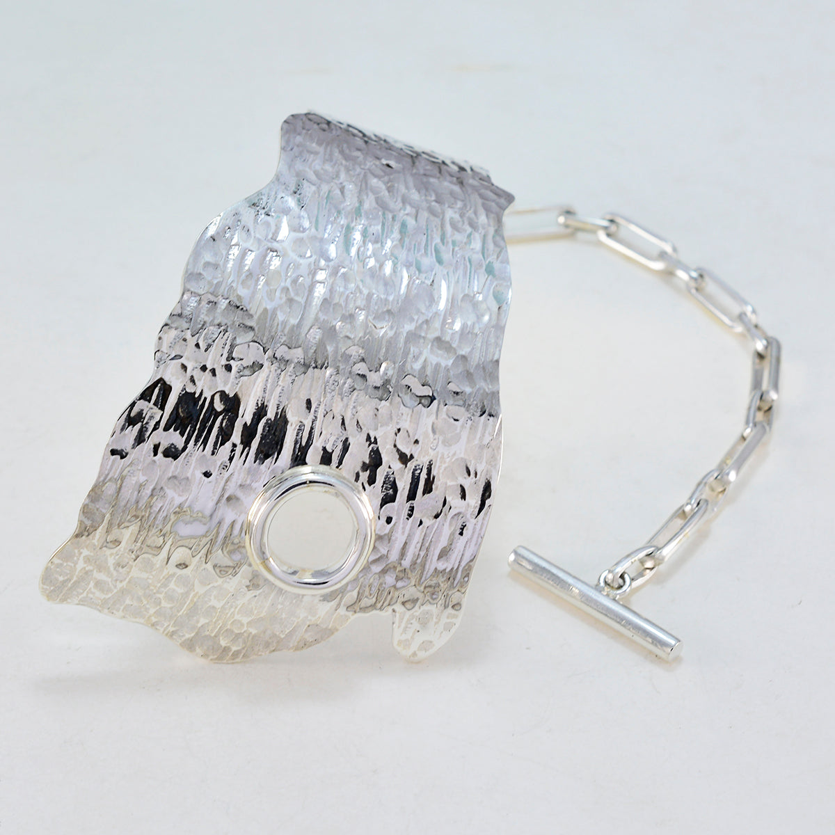 Plain Special Moment Edgy Silver 925 Silver Cuff Bracelet
