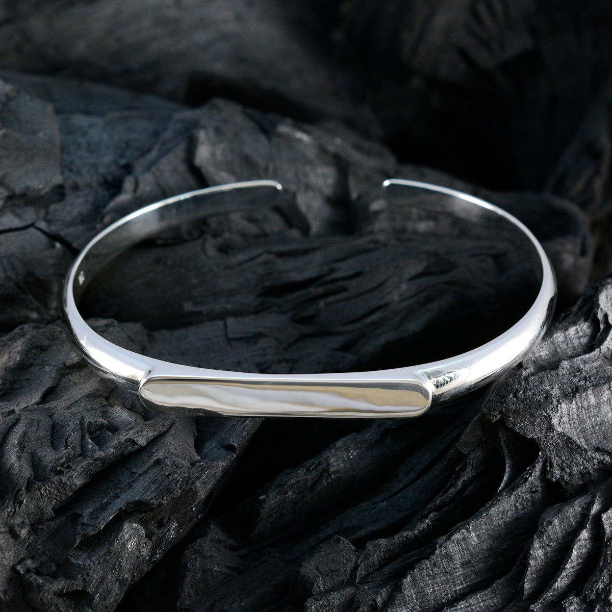 Plain Spring Festival Munich Minimal Silver Sterling Silver Bangle Bracelet
