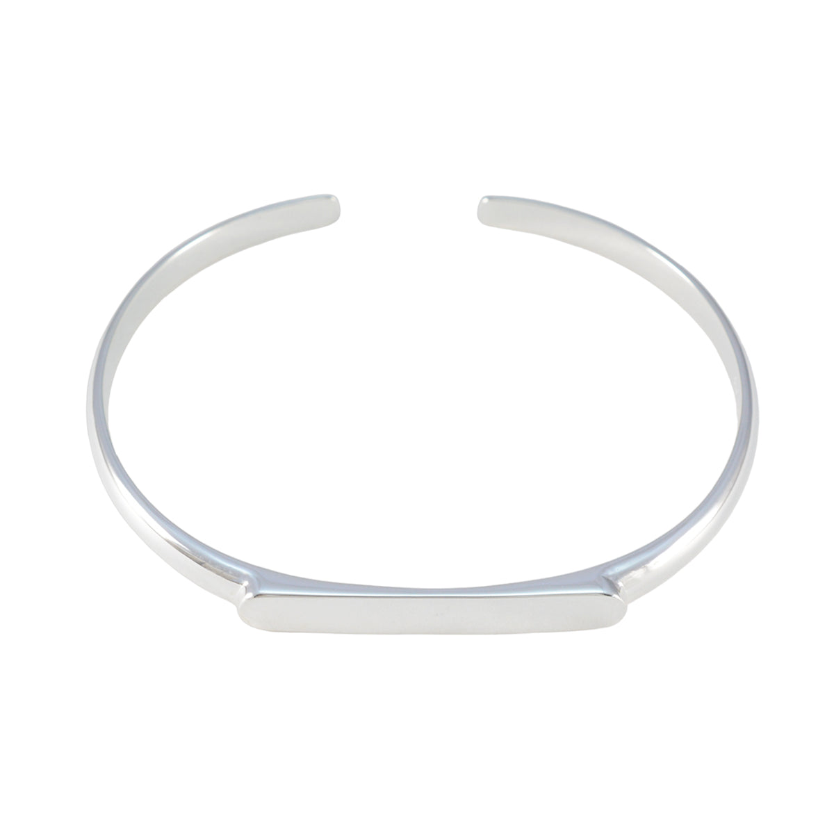 Plain Spring Festival Munich Minimal Silver Sterling Silver Bangle Bracelet