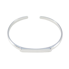 Plain Spring Festival Munich Minimal Silver Sterling Silver Bangle Bracelet