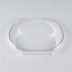 Plain Spring Festival Munich Minimal Silver Sterling Silver Bangle Bracelet