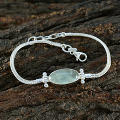 プレナイト スプリング レーシング カーニバル フェザーライト グリーン シルバー チェーン ブレスレット