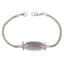 Rose Quartz Summer Bank Holiday  Featherlight Pink Sterling Silver Chain Bracelet