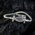 Rose Quartz Summer Bank Holiday  Featherlight Pink Sterling Silver Chain Bracelet