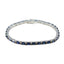 Blue Supphire CZ Thanksgiving Tiny Blue 925 Silver Tennis Bracelet