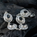 Smoky Quartz Wear Red Day Eye-catching Brown 925 Silver Links Bracelet