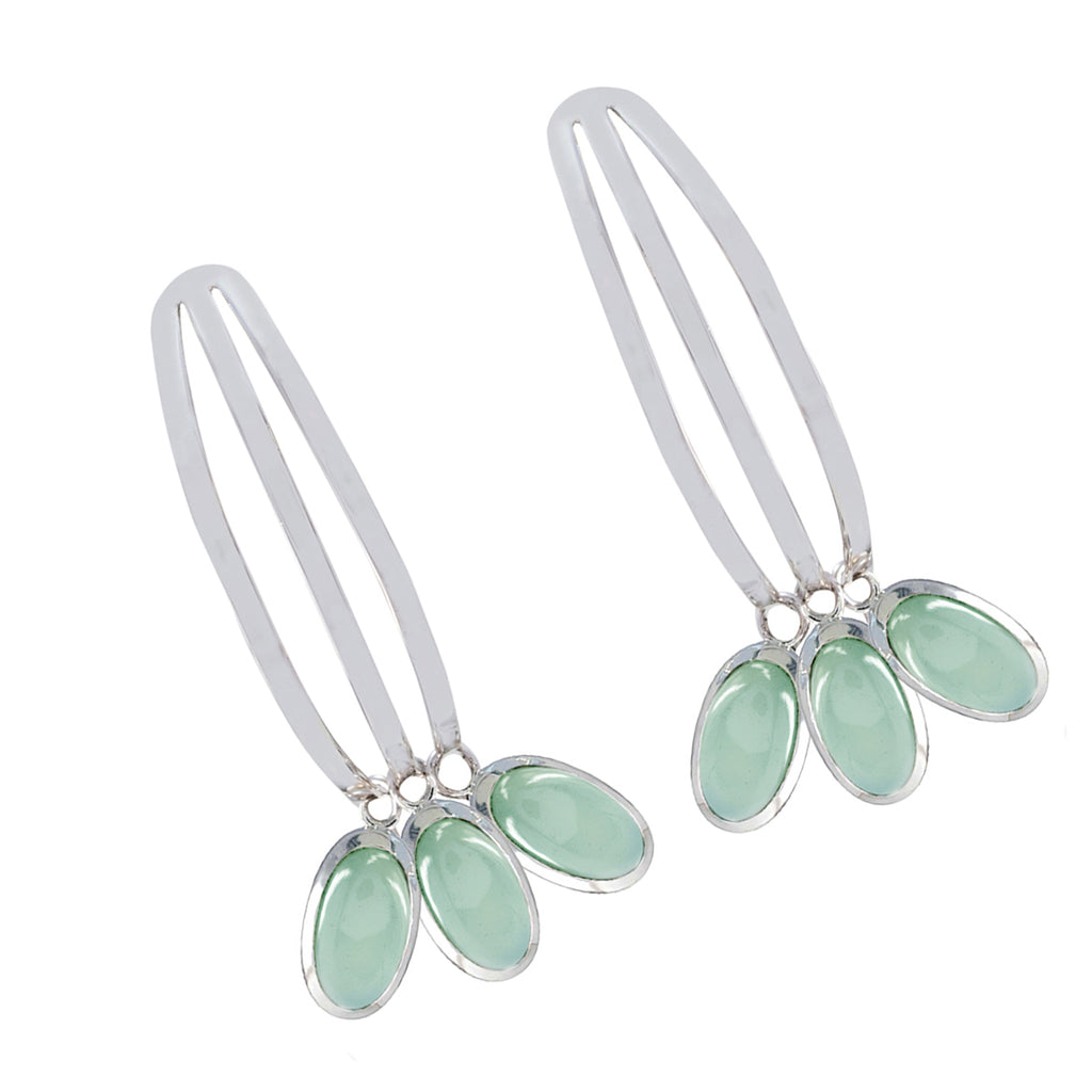 Aqua-Chalcedony-American-Natalia-multiple-Stud-Green-925-Silver-Earring