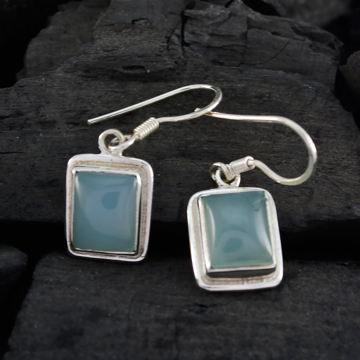 Aqua-Chalcedony-Mexican-Penelope-Solitaire-Dangle-Green-925-Silver-Earring