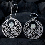 Aqua-Chalcedony-Australian-Riley-Solitaire-Dangle-Green-Sterling-Silver-Earring