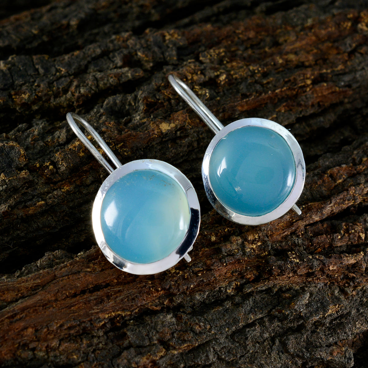 Aqua-Chalcedony-Turkish-Evelyn-Solitaire-Dangle-Green-925-Sterling-Silver-Earring