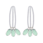 Aqua-Chalcedony-Japanese-Noelia-multiple-Stud-Green-925-Sterling-Silver-Earring